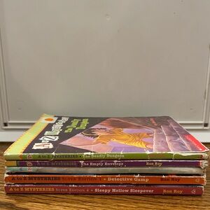 A-Z mysteries book bundle by Ron Roy